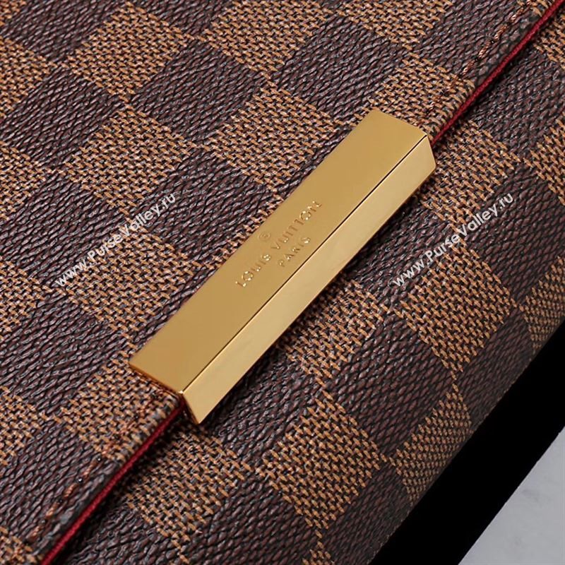 LV Louis Vuitton Favorite Damier Canvas Handbag N41274 Shoulder Bag