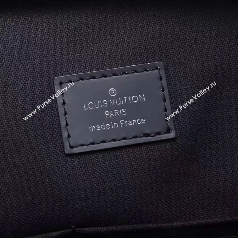 LV Louis Vuitton Porte-Documents Voyage Messenger Handbag N41478 Damier Graphite Bag