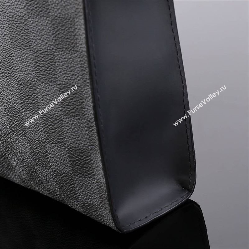 LV Louis Vuitton Pochette Voyage Clutch Handbag N41696 Damier Graphite Bag