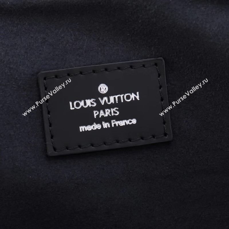 LV Louis Vuitton Dandy Slim Documents Messenger Bag N63298 Damier Graphite Handbag