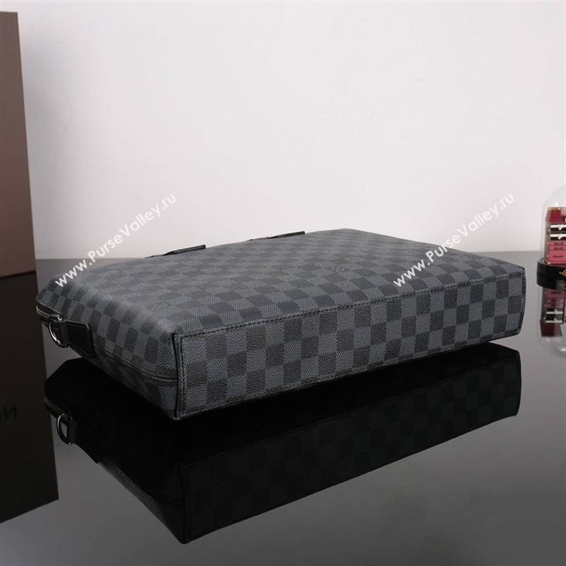 LV Louis Vuitton N48224 Damier Graphite Messenger Bag Handbag