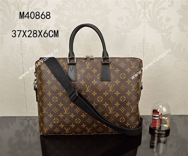 LV Louis Vuitton M40868 Monogram Messenger Bag Damier Graphite Canvas Handbag