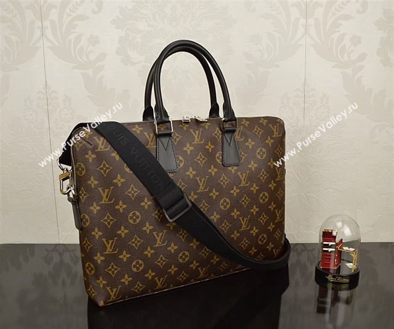 LV Louis Vuitton M40868 Monogram Messenger Bag Damier Graphite Canvas Handbag