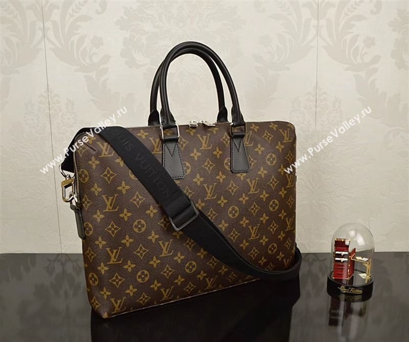 LV Louis Vuitton M40868 Monogram Messenger Bag Damier Graphite Canvas Handbag