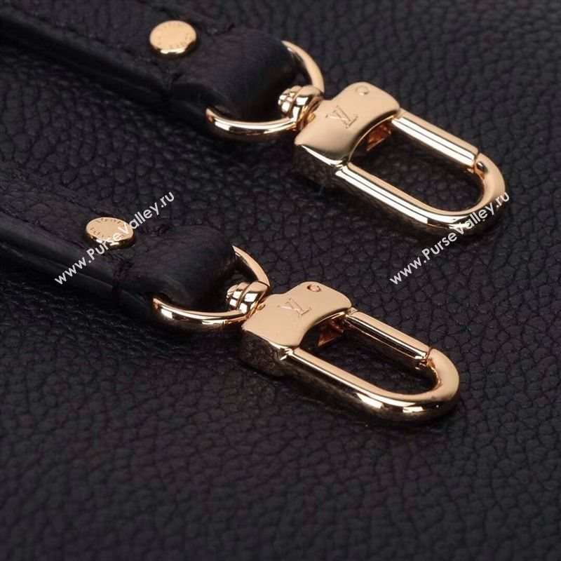 LV Louis Vuitton M54573 Lockme Mini Backpack Real Leather Bag Black