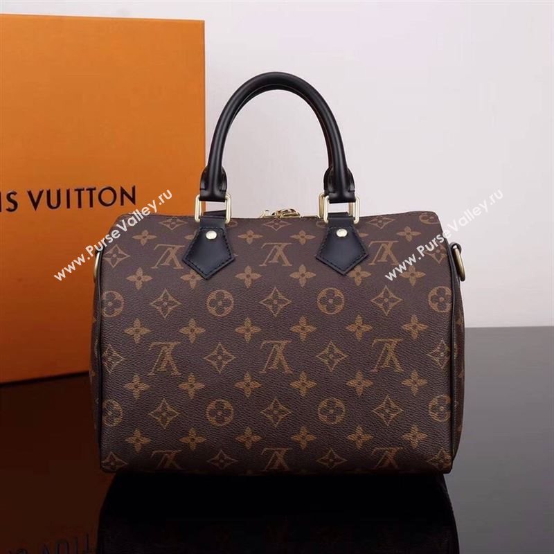 LV Louis Vuitton M48285 Speedy 25 Monogram Handbag Leather Bag 25cm