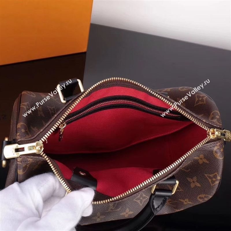 LV Louis Vuitton M48285 Speedy 25 Monogram Handbag Leather Bag 25cm