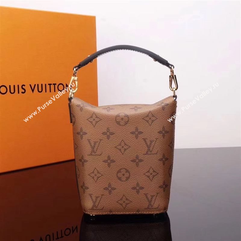 LV Louis Vuitton M43518 Bento Box Monogram Handbag Shoulder Bag
