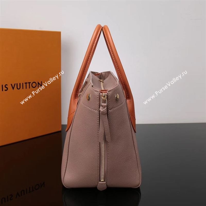 LV Louis Vuitton M54841 Freedom Tote Handbag Real Leather Bag Beige