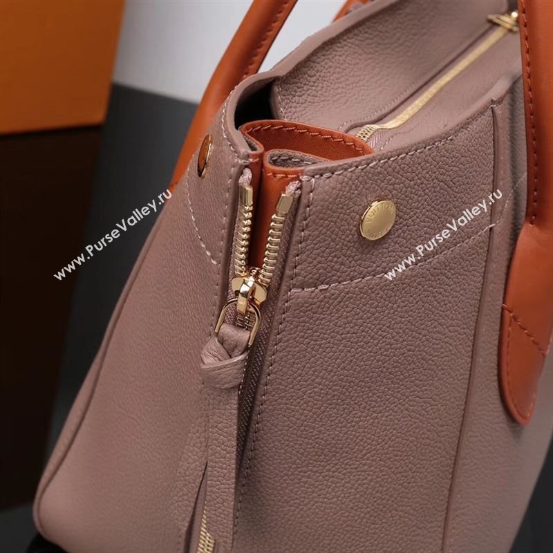 LV Louis Vuitton M54841 Freedom Tote Handbag Real Leather Bag Beige