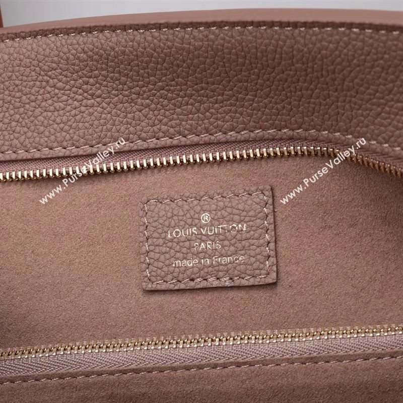 LV Louis Vuitton M54841 Freedom Tote Handbag Real Leather Bag Beige