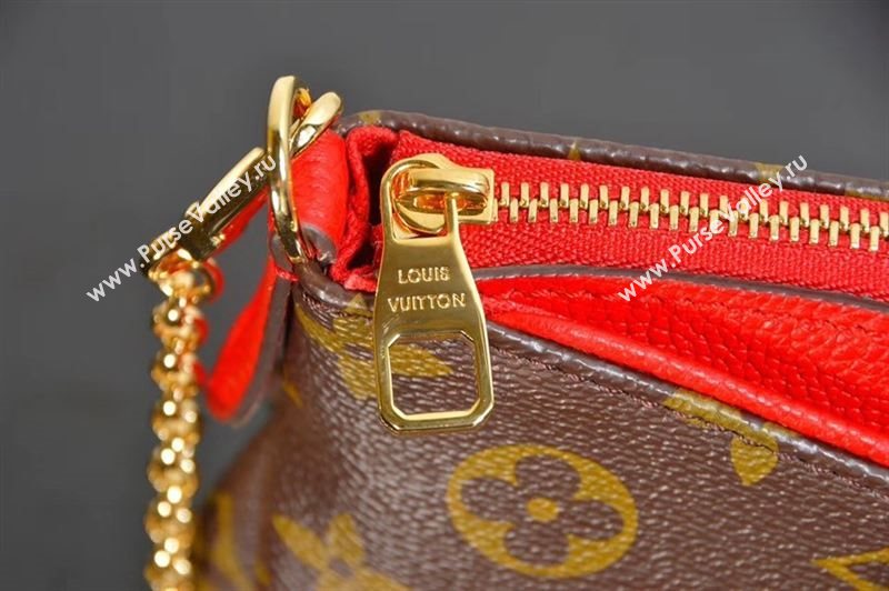 LV Louis Vuitton M41638 Monogram Pallas Clutch Bag Handbag