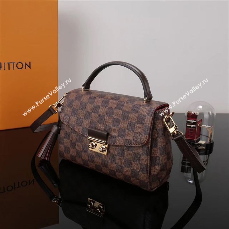 LV Louis Vuitton N53000 Damier Croisette Bag Handbag