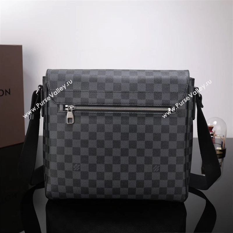 LV Louis Vuitton M41272 District HandBag Damier Graphite Bag