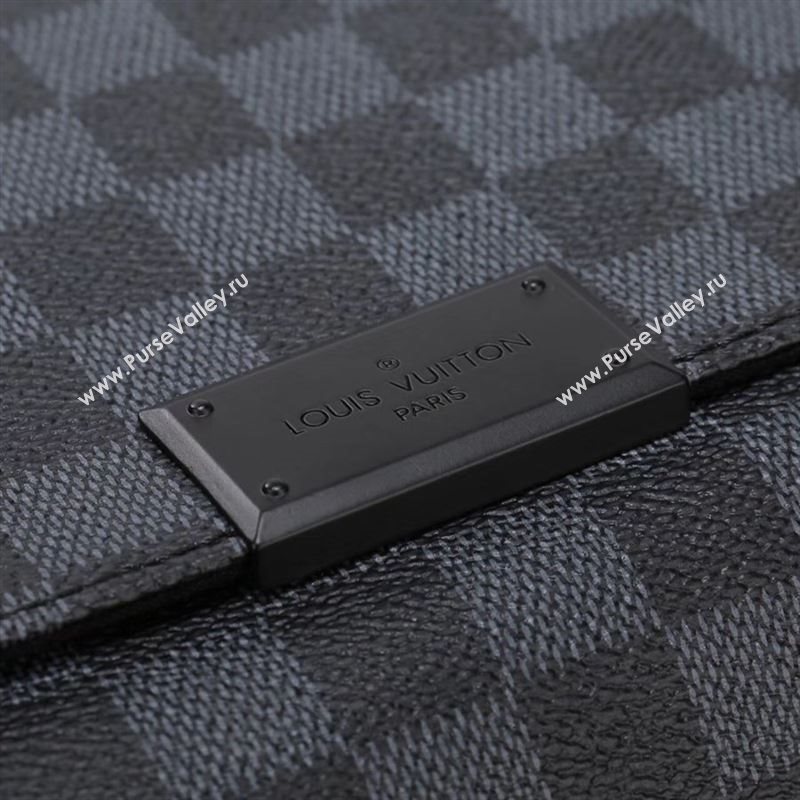 LV Louis Vuitton M41272 District HandBag Damier Graphite Bag