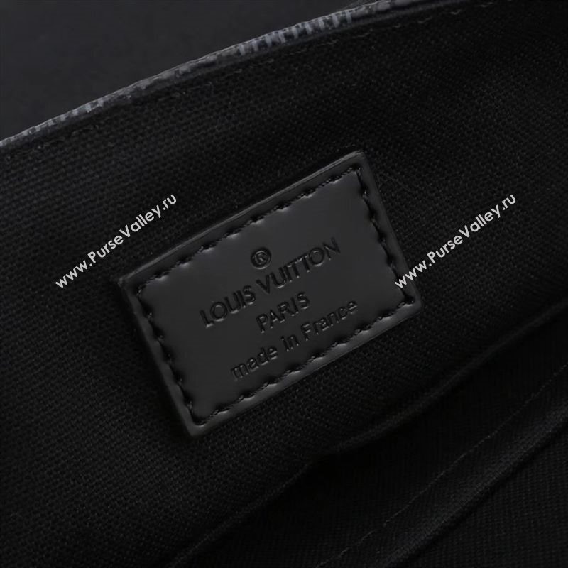 LV Louis Vuitton M41272 District HandBag Damier Graphite Bag