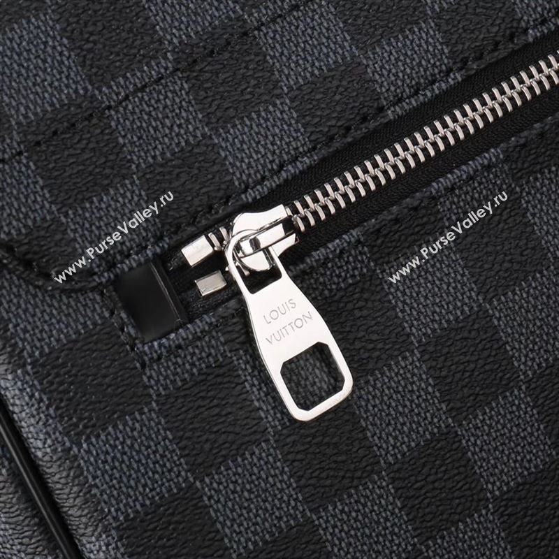 LV Louis Vuitton M41272 District HandBag Damier Graphite Bag