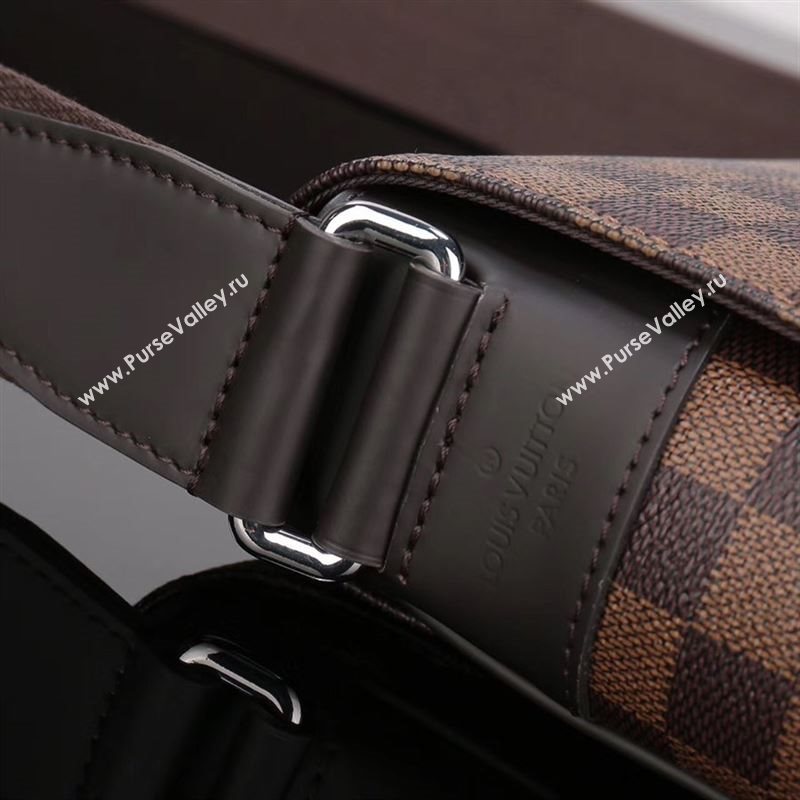 LV Louis Vuitton M41031 District Medium HandBag Damier Graphite Bag