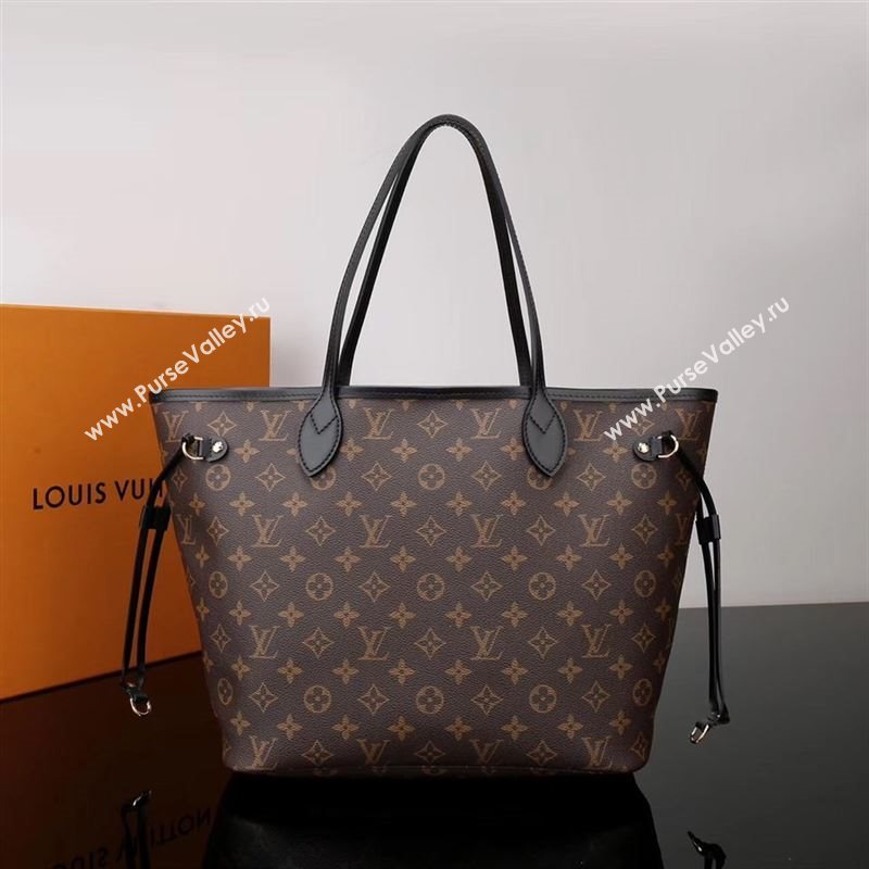 LV Louis Vuitton Neverfull Medium MM Bag M48288 Monogram Handbag