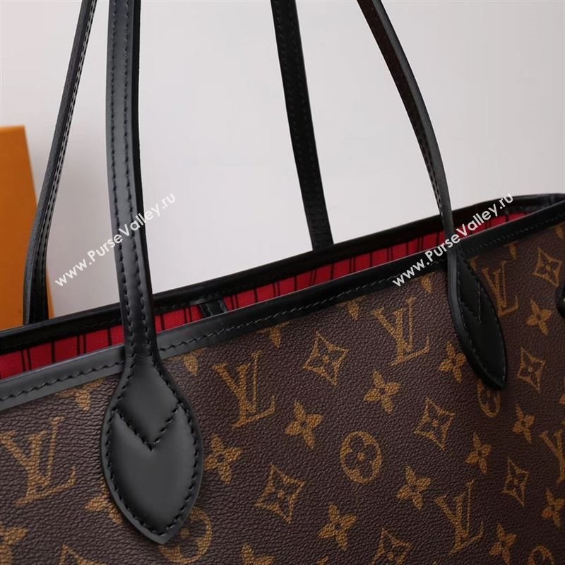 LV Louis Vuitton Neverfull Medium MM Bag M48288 Monogram Handbag