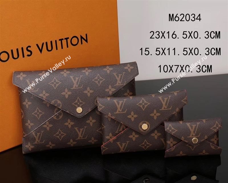 LV Louis Vuitton Pochette Kirigami Clutch Bag M62034 Monogram Handbag