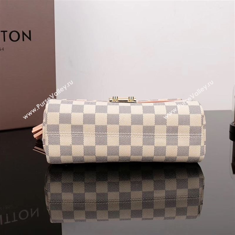 LV Louis Vuitton Croisette Bag N41581 Damier Handbag White