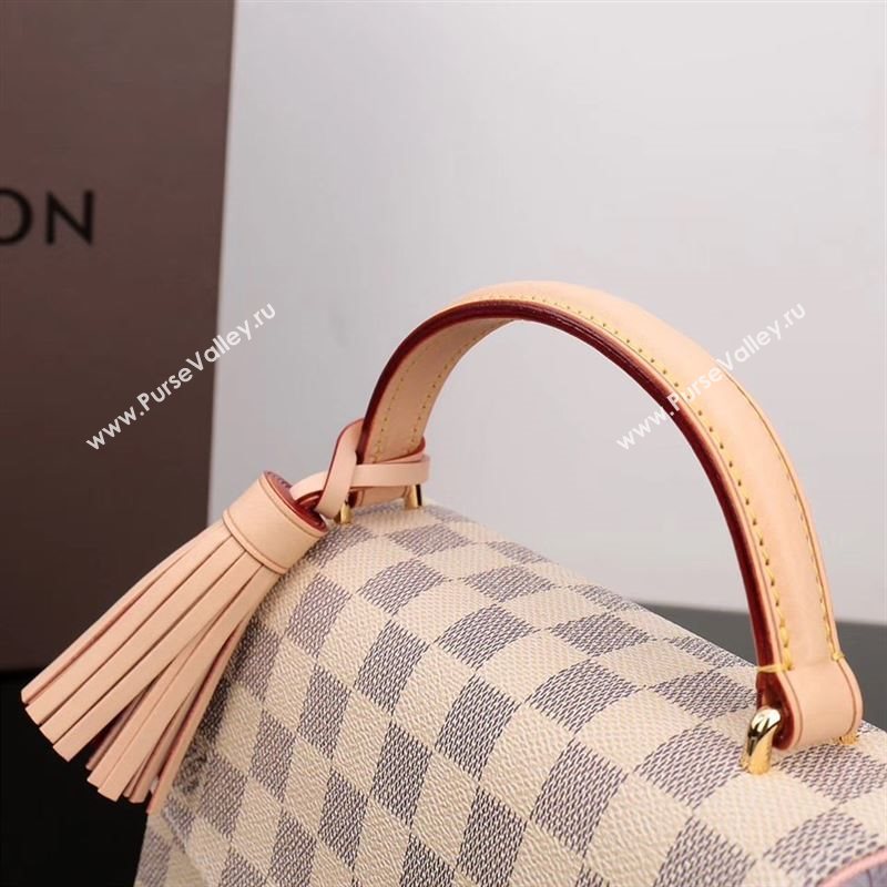 LV Louis Vuitton Croisette Bag N41581 Damier Handbag White