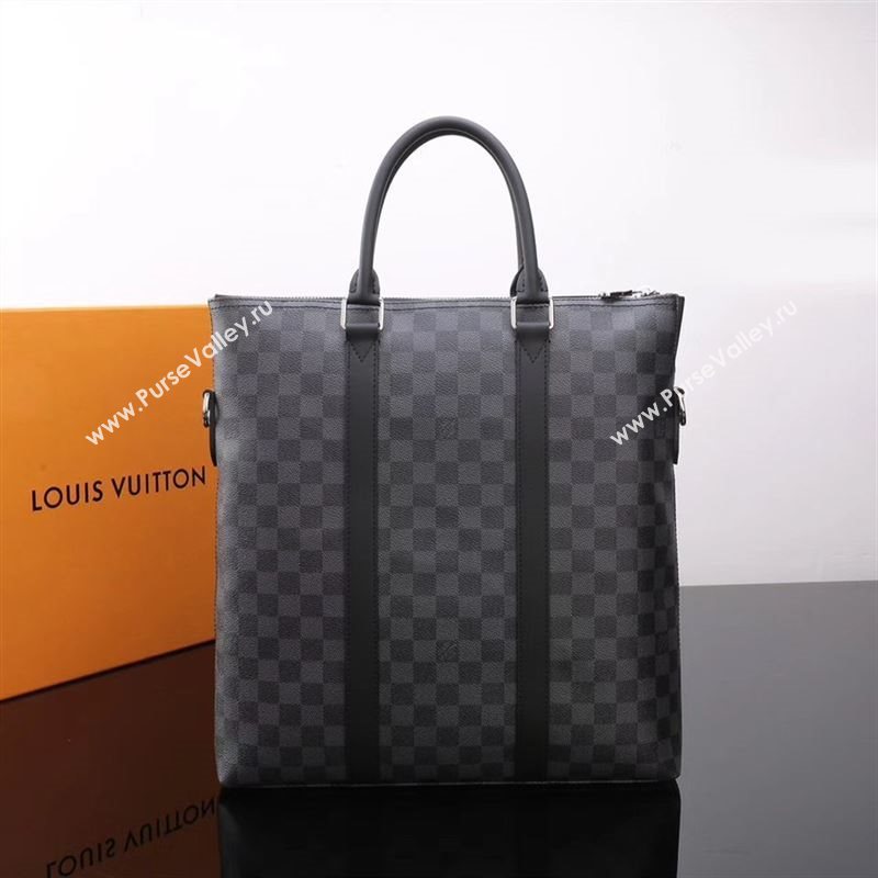 LV Louis Vuitton Explorer Tote Bag N40000 Eclipse Monogram Handbag