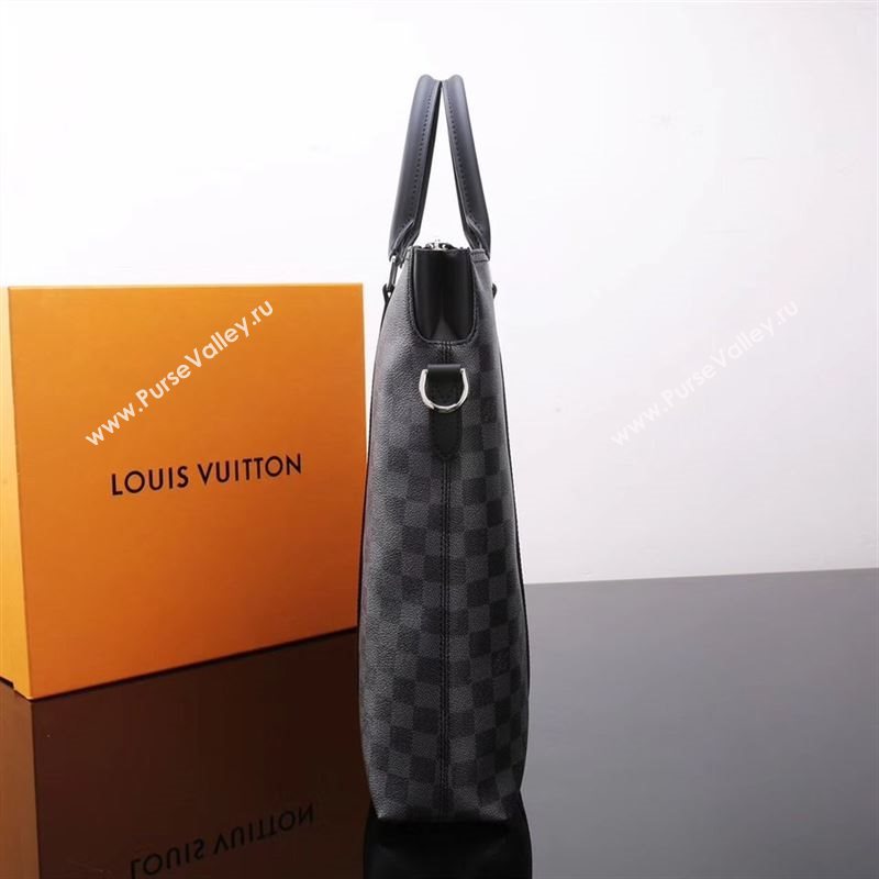 LV Louis Vuitton Explorer Tote Bag N40000 Eclipse Monogram Handbag