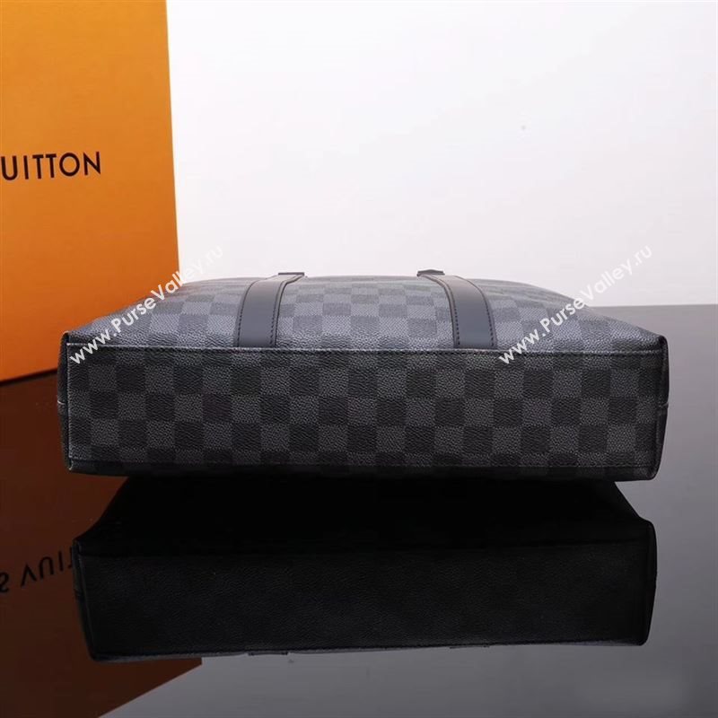 LV Louis Vuitton Explorer Tote Bag N40000 Eclipse Monogram Handbag