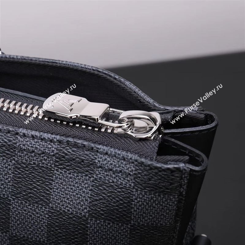 LV Louis Vuitton Explorer Tote Bag N40000 Eclipse Monogram Handbag