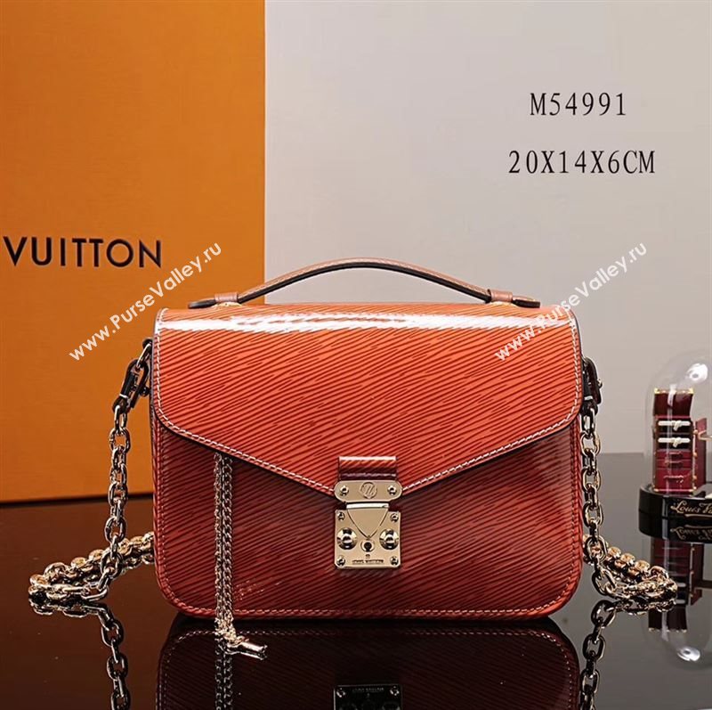 LV Louis Vuitton Pochette Metis Mini Nicolas Ghesquiere Bag AM54991 Orange Handbag