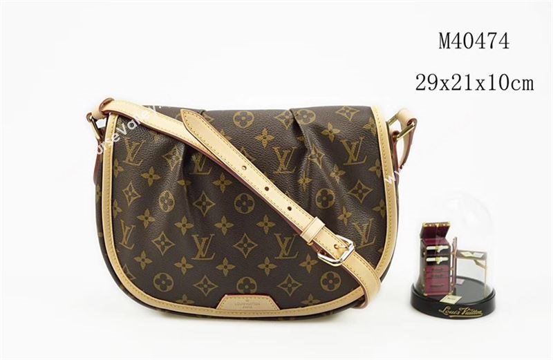 LV Louis Vuitton Monogram Bag M40474 Shoulder Handbag