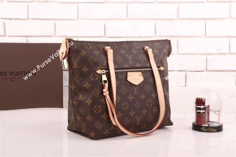 LV Louis Vuitton Iena Handbag M42268 Monogram Bag Brown