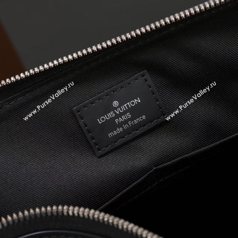 Men LV Louis Vuitton Mick Shoulder Bag N40003 Damier Graphite Handbag