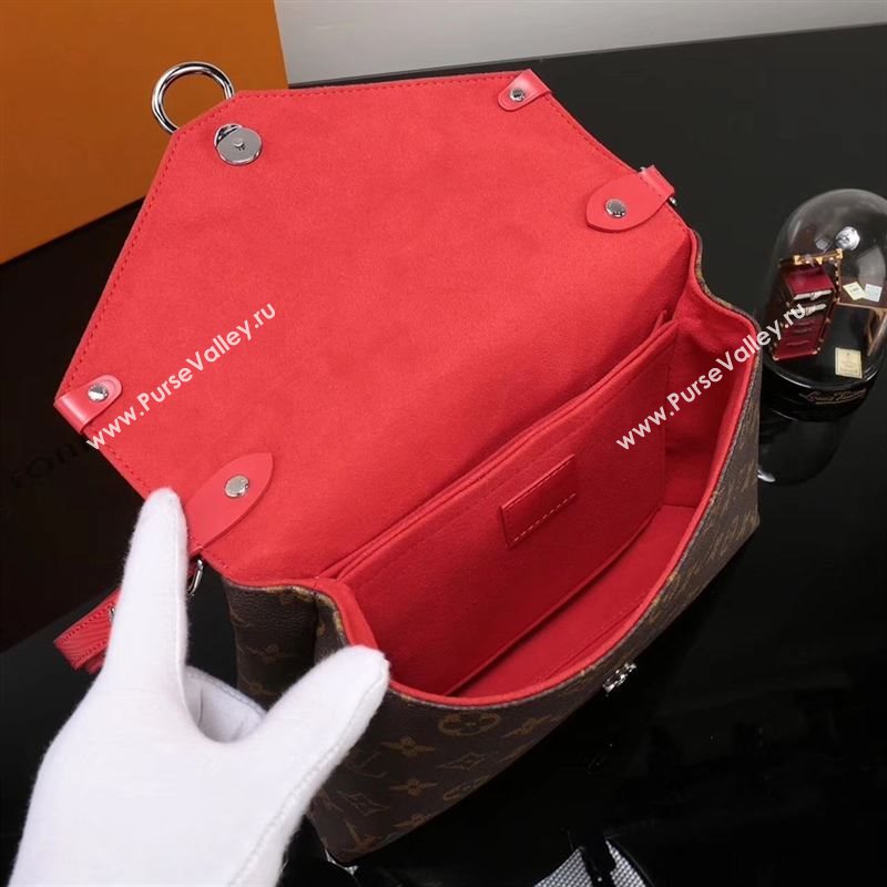 LV Louis Vuitton Monogram Saint Michel Bag M44031 Epi Handbag Red