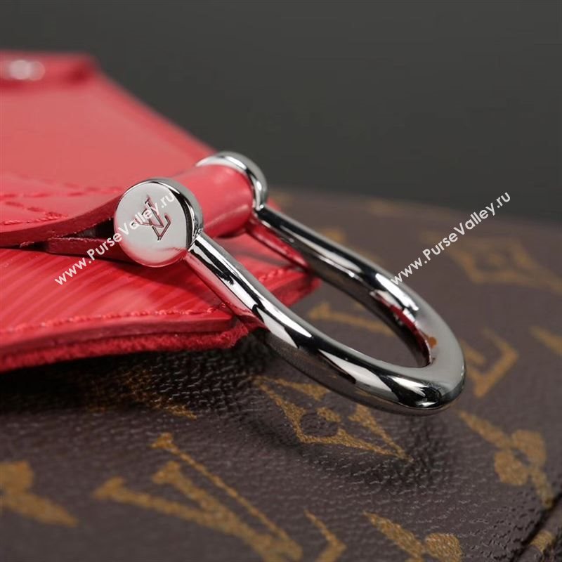 LV Louis Vuitton Monogram Saint Michel Bag M44031 Epi Handbag Red