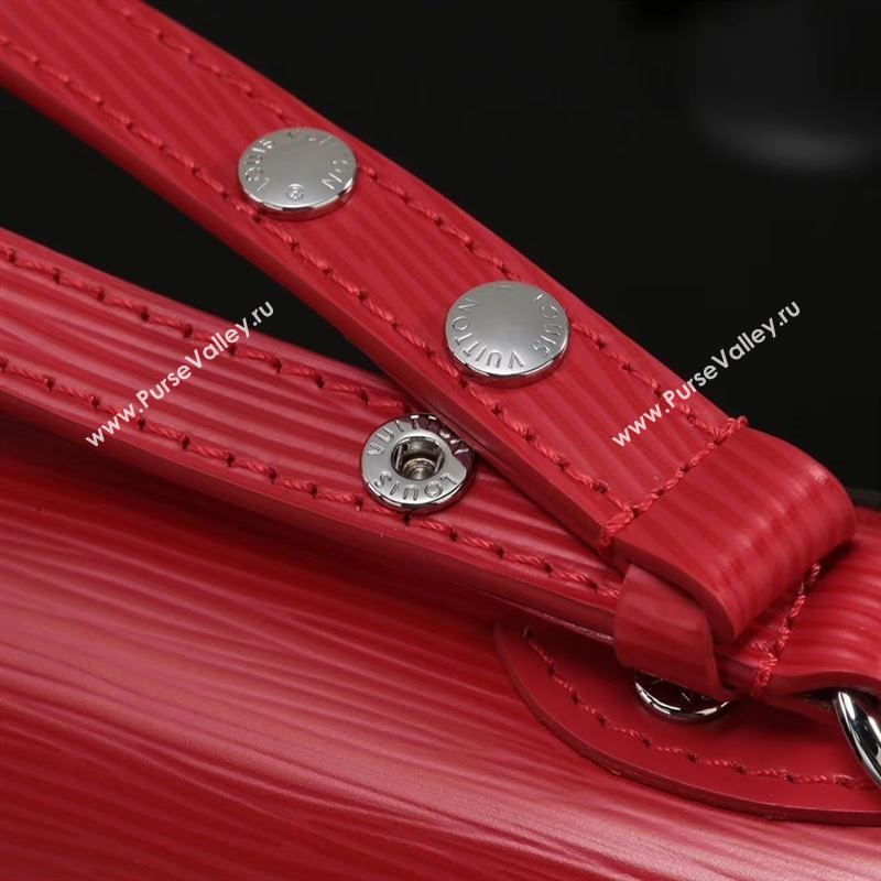 LV Louis Vuitton Monogram Saint Michel Bag M44031 Epi Handbag Red