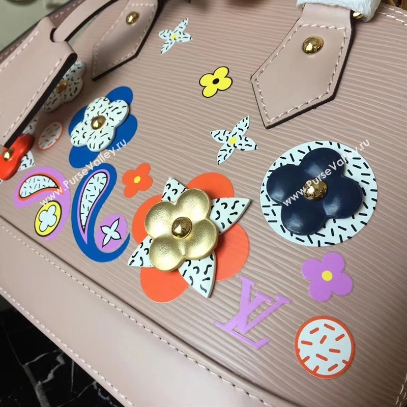 Louis Vuitton LV Alma BB Handbag Monogram Epi Leather Bag Pink M54986 7000