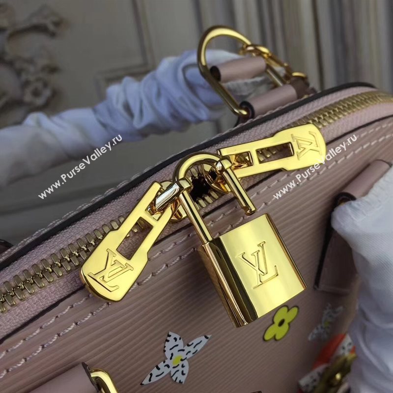 Louis Vuitton LV Alma BB Handbag Monogram Epi Leather Bag Pink M54986 7000