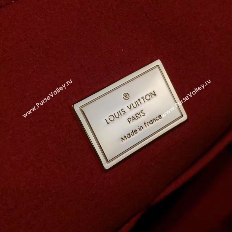 Louis Vuitton LV Melrose Handbag Monogram Patent Leather Bag Red M42694 7003