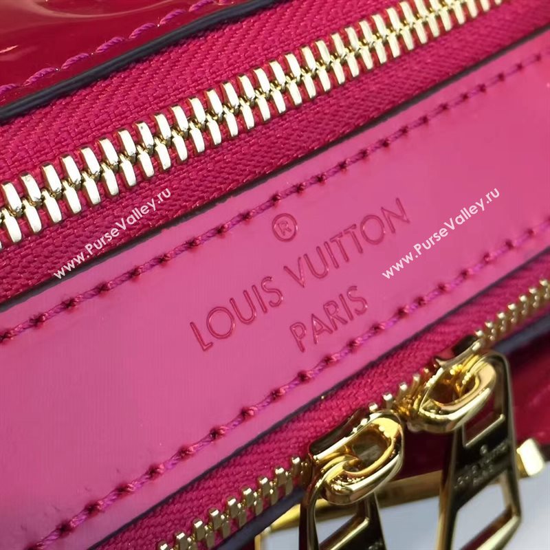 Louis Vuitton LV Melrose Handbag Monogram Patent Leather Bag Rose M42694 7007