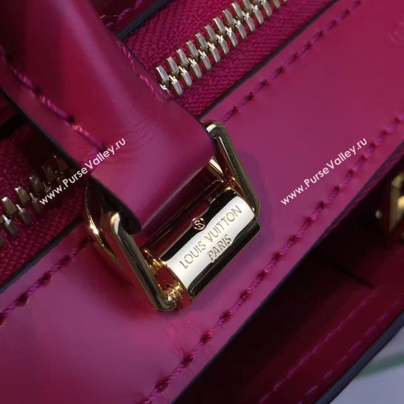 Louis Vuitton LV Melrose Handbag Monogram Patent Leather Bag Rose M42694 7007