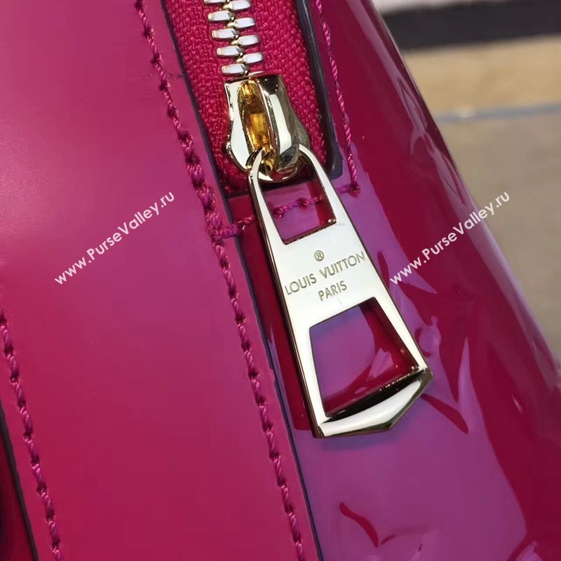 Louis Vuitton LV Melrose Handbag Monogram Patent Leather Bag Rose M42694 7007