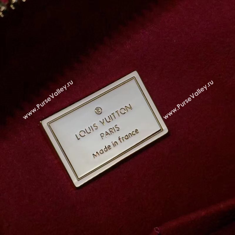 Louis Vuitton LV Melrose Handbag Monogram Patent Leather Bag Rose M42694 7007