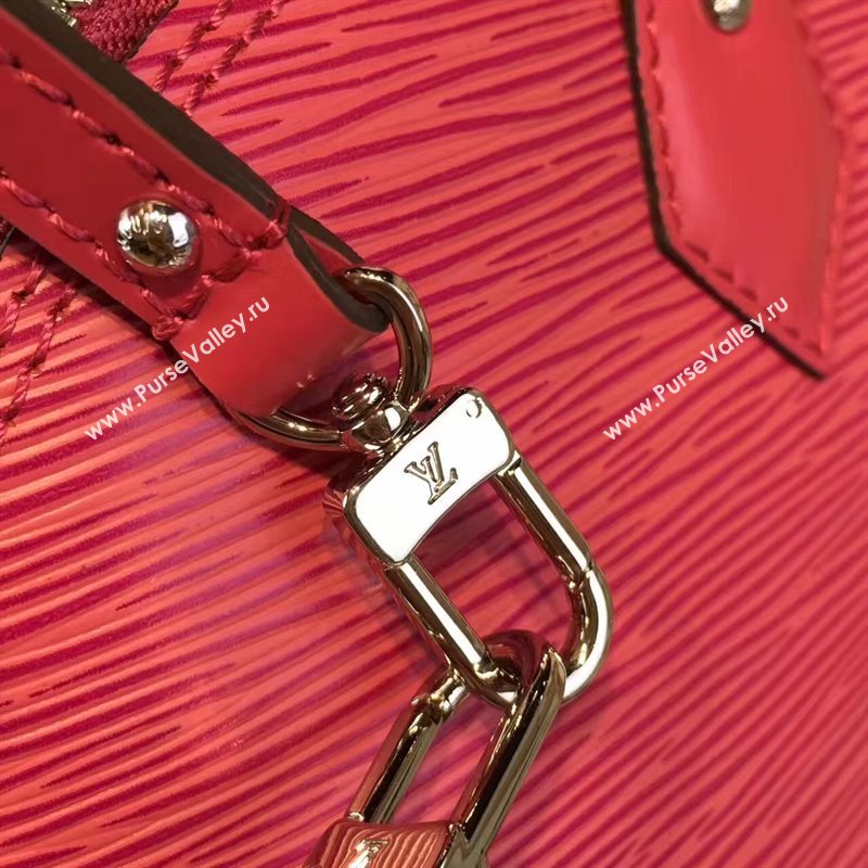 Louis Vuitton LV Alma PM Handbag Epi Leather Bag Rose M42046 7008