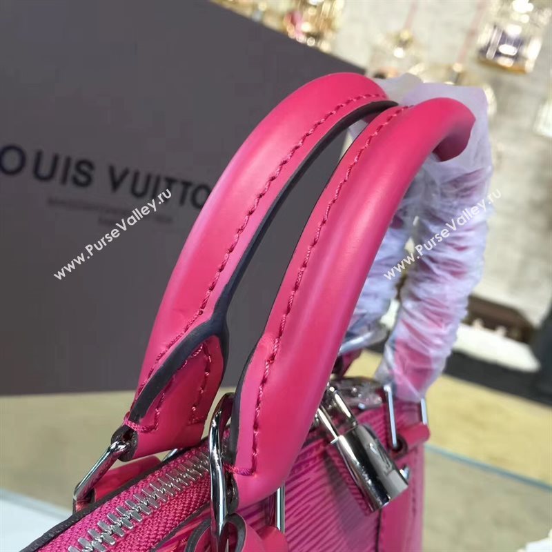 Louis Vuitton LV Alma BB Handbag Epi Leather Shoulder Bag Rose M42048 7009