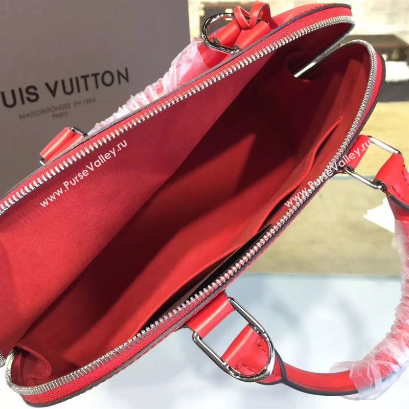 Louis Vuitton LV Alma PM Handbag Epi Leather Bag Red M41154 7012