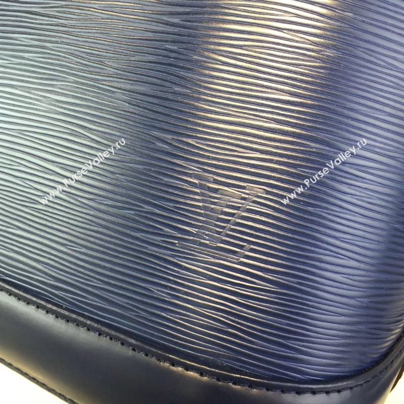 Louis Vuitton LV Alma PM Handbag Epi Leather Bag Navy M40620 7014