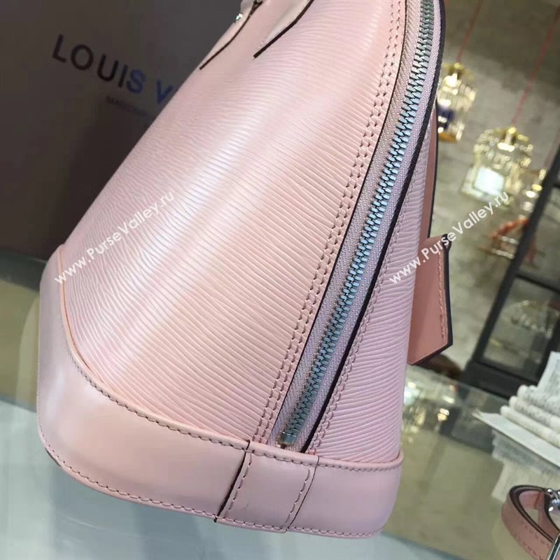 Louis Vuitton LV Alma PM Handbag Epi Leather Bag Pink M41323 7016